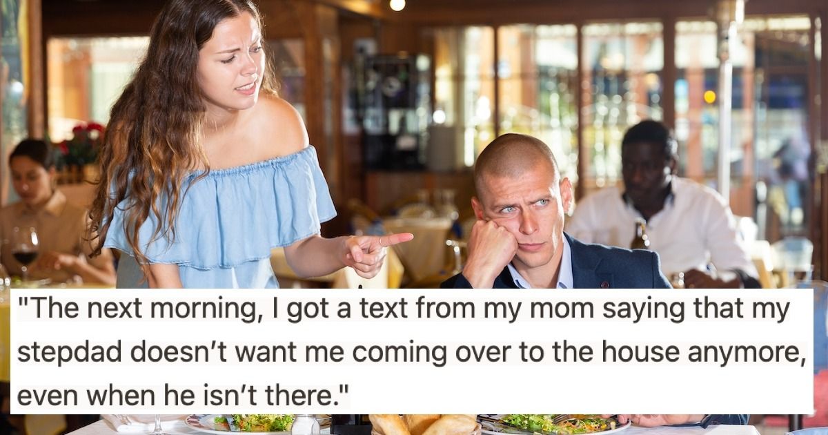 'AITA for calling out my stepdad for being a hypocrite at my sister’s birthday dinner?' + 2 UPDATES