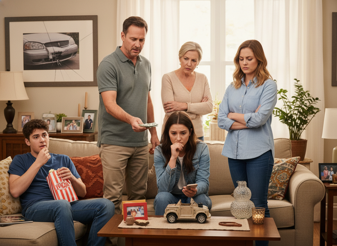 AITA For demanding repayment after a car accident and not having sympathy for my stepdaughter