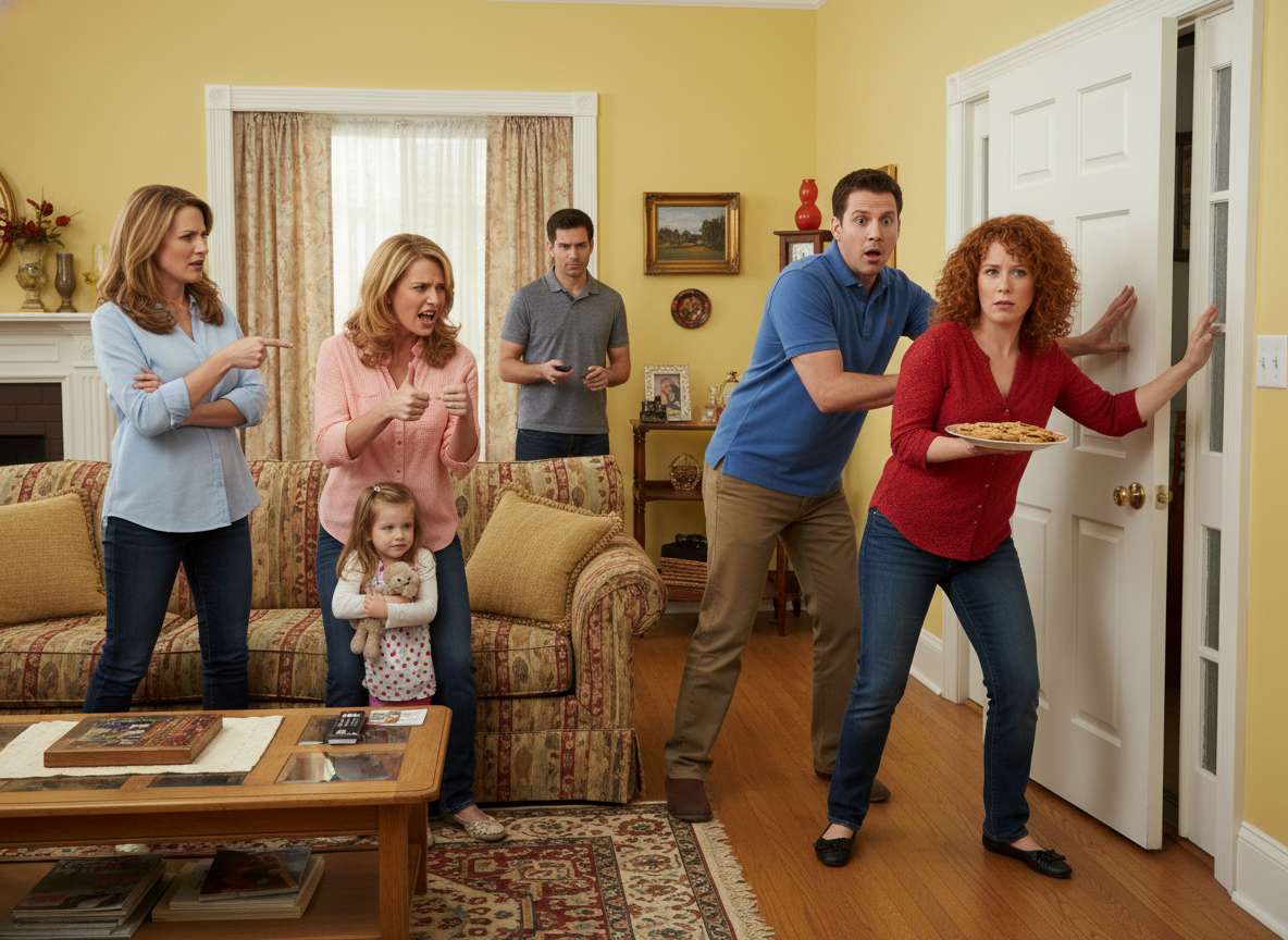 Aita for backing my sil up and kicking my wife's friend out of house for touching my niece