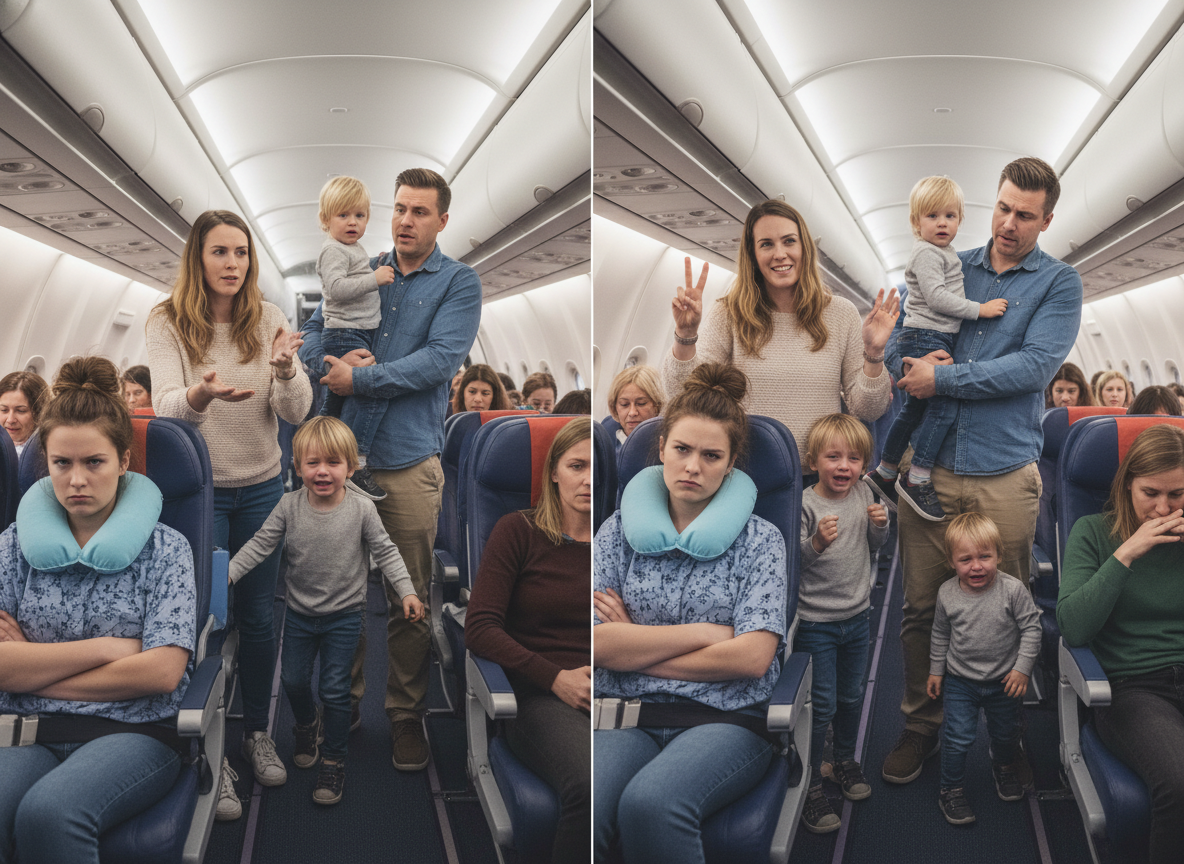 AITA for not giving up my plane seat so a family could be all together?