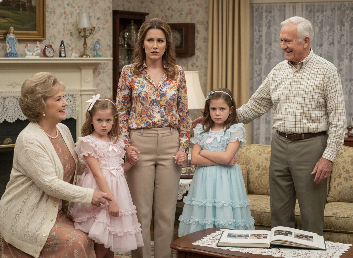 AITA for making my daughters wear dresses when they visit their grandparents?