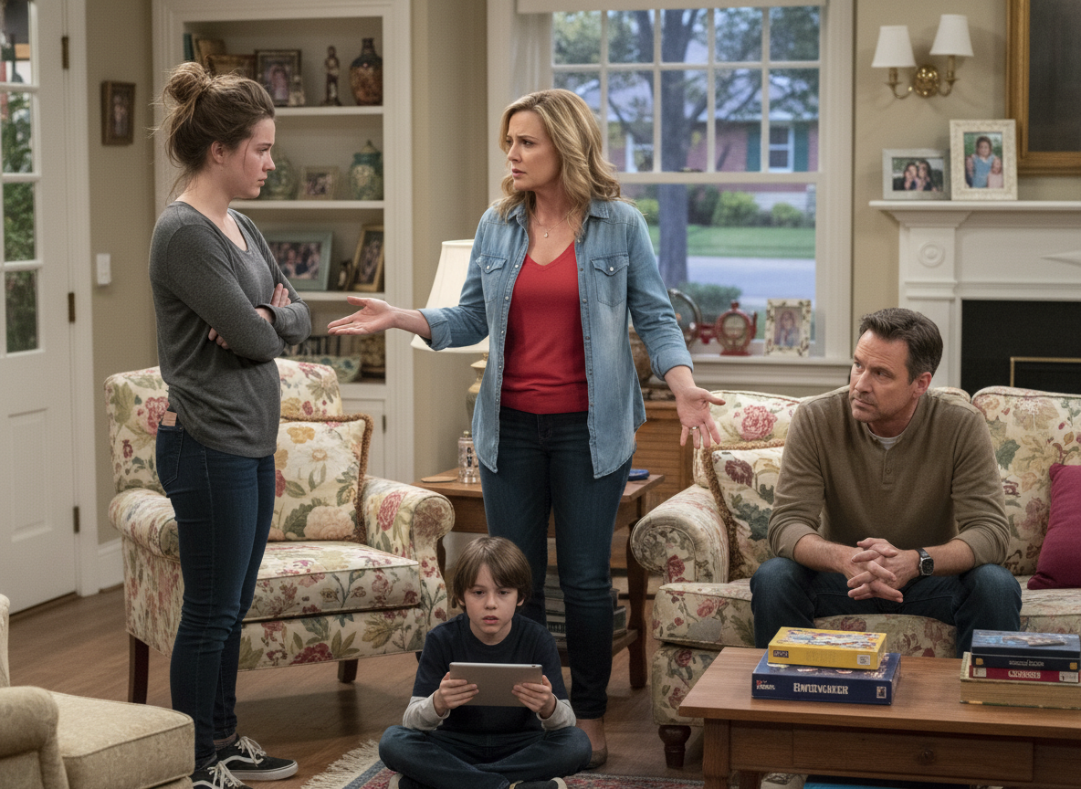 AITA for telling my daughter that she's being cruel by blaming her father for her insecurities about her looks?