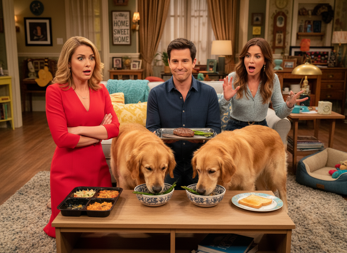 AITA for leaving a dinner date after he fed his dogs a better meal than us?