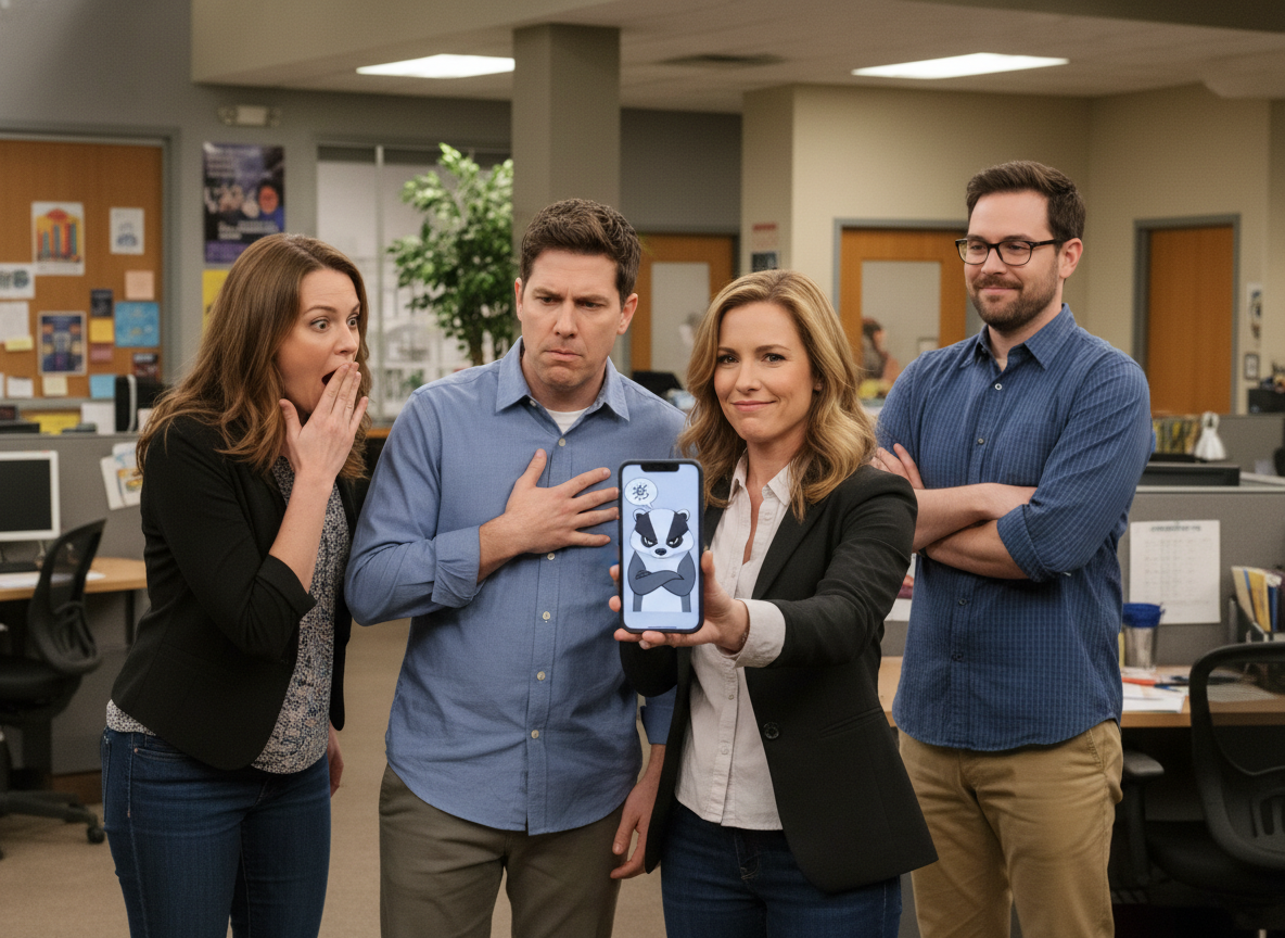 AITA for using 'insulting' wallpapers for my phone's home screen after my coworkers kept touching it?