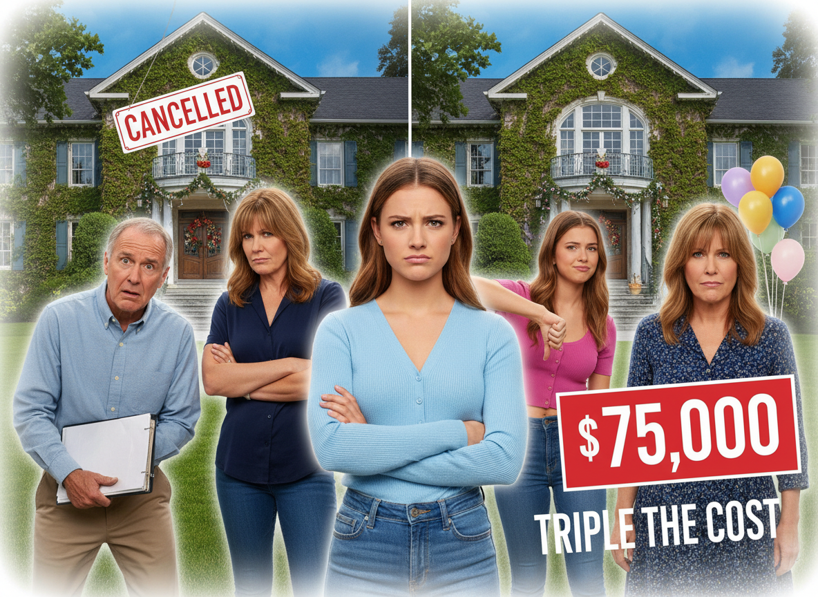 AITA for making my father re-book my wedding venue at nearly triple the original cost after my stepsister cancelled my original booking?