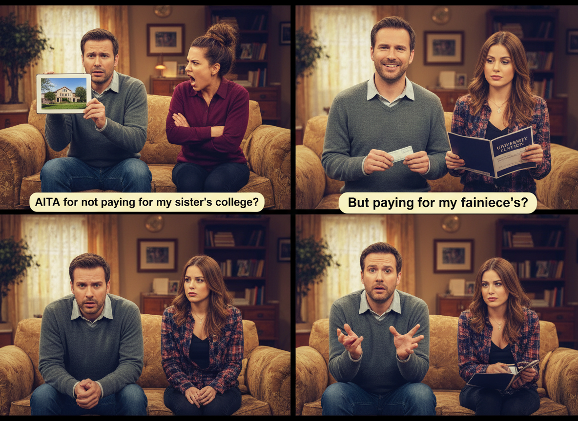 AITA for not paying for my sister’s college when I’m paying for my fiancée’s?