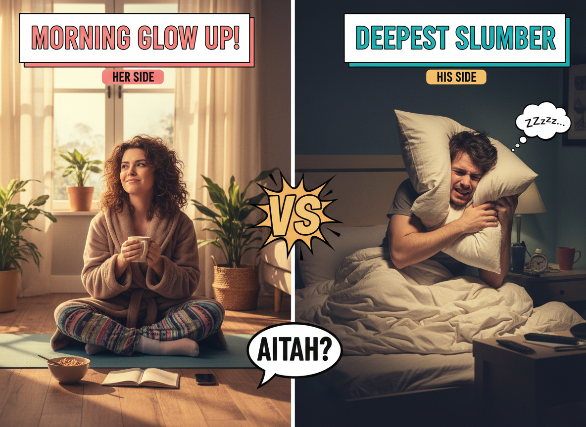 AITAH for refusing to wake up at 5 AM just to “experience the morning” with my girlfriend?