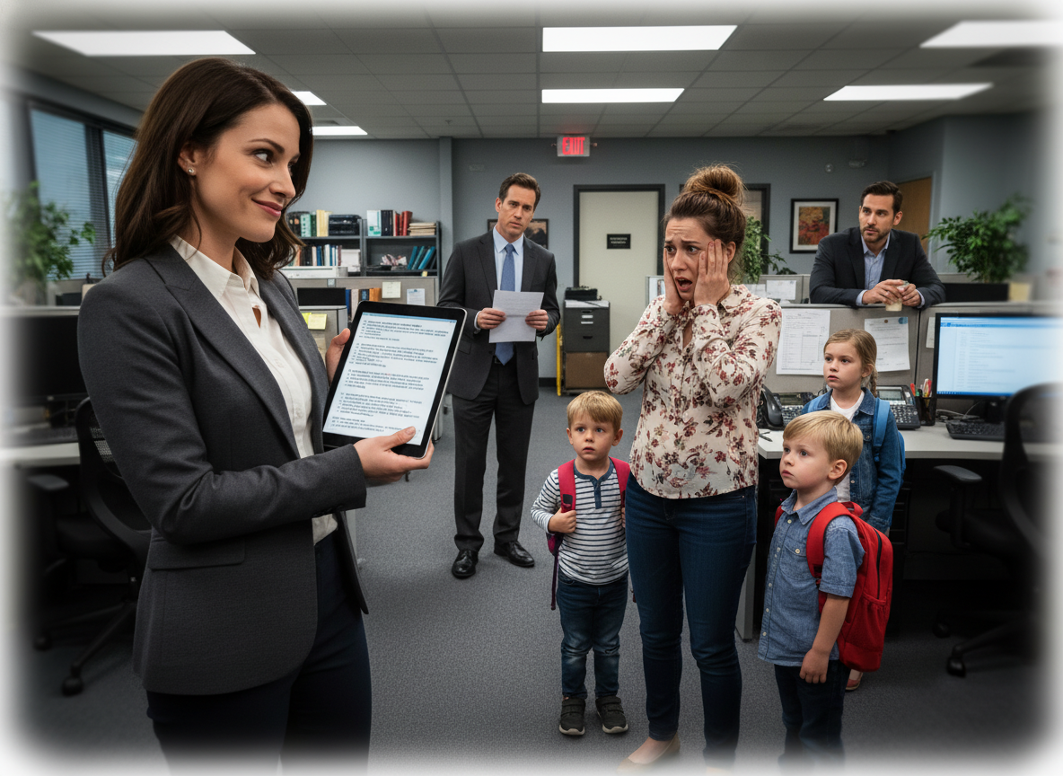 Getting my coworker fired after she tried to sabotage me — even though she has three kids?