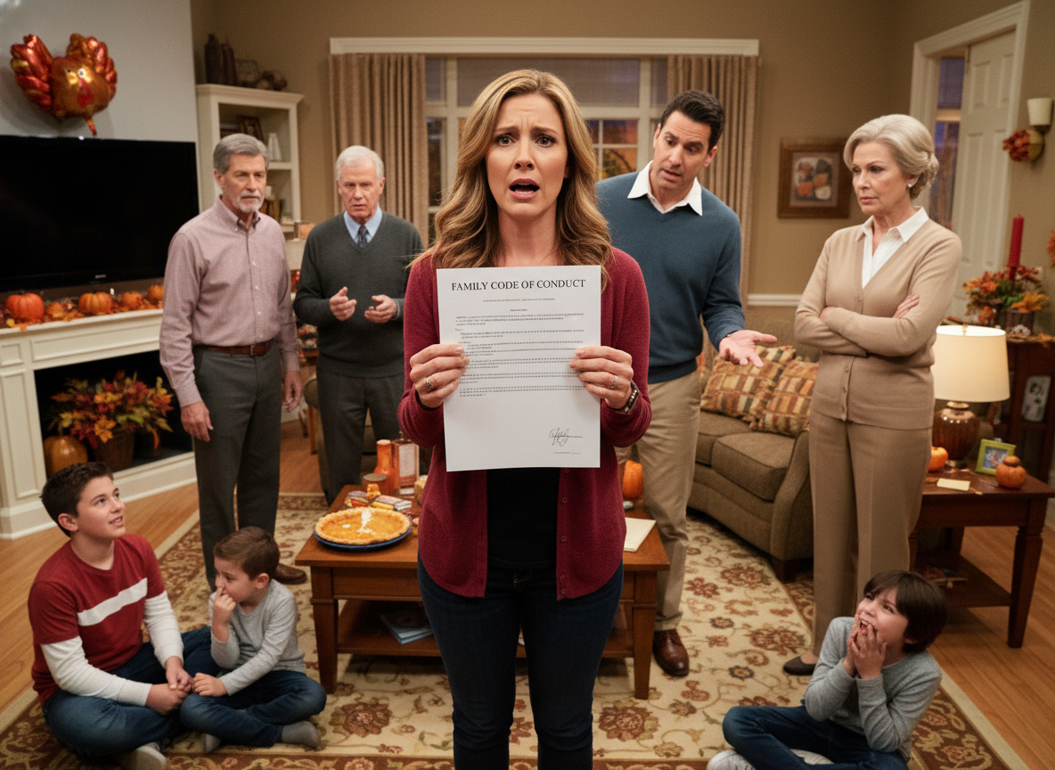 AITA for refusing to host Thanksgiving after my sister handed out a "Family Code of Conduct" contract?