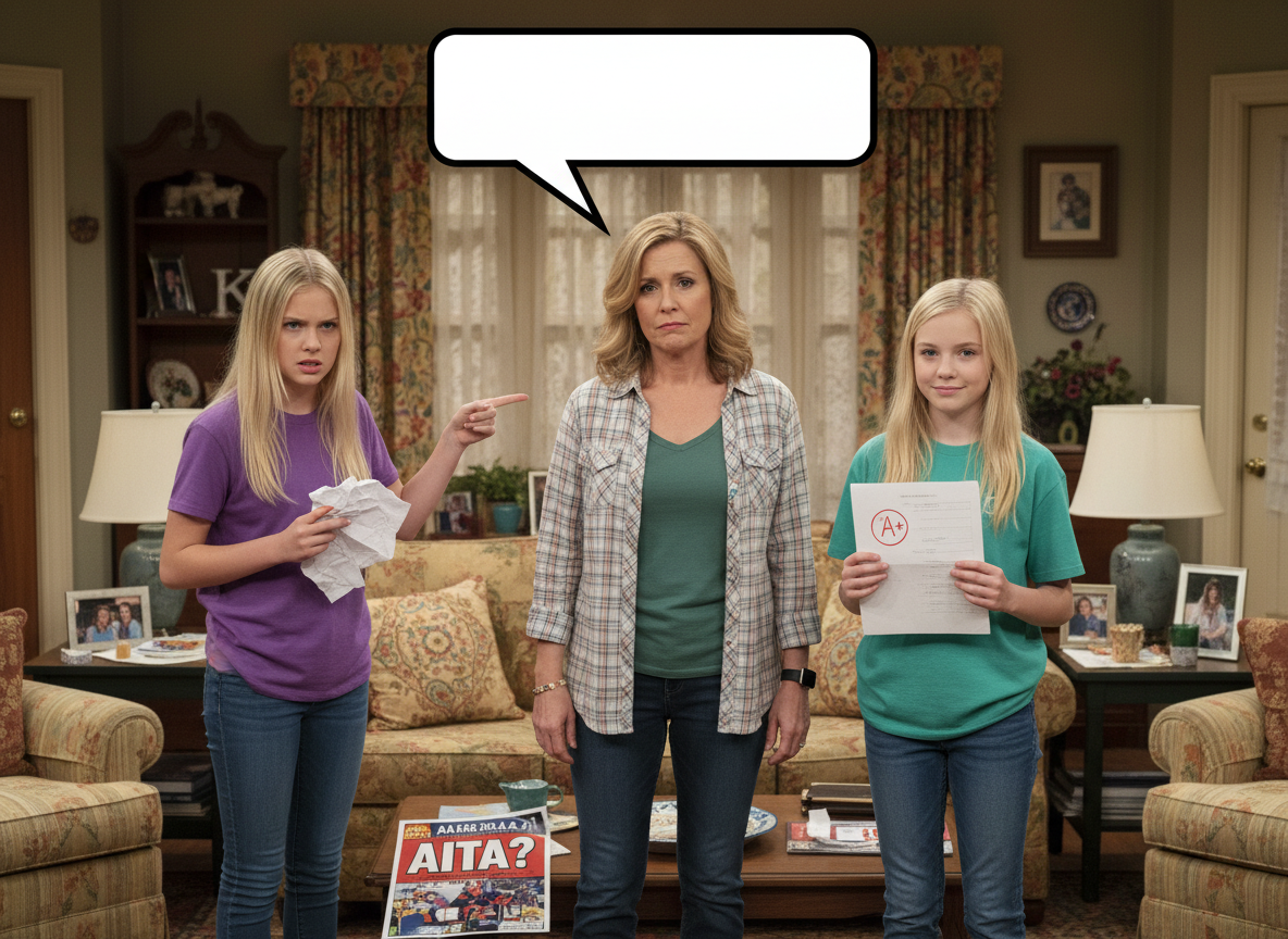 AITA for having my daughter take her sister’s test