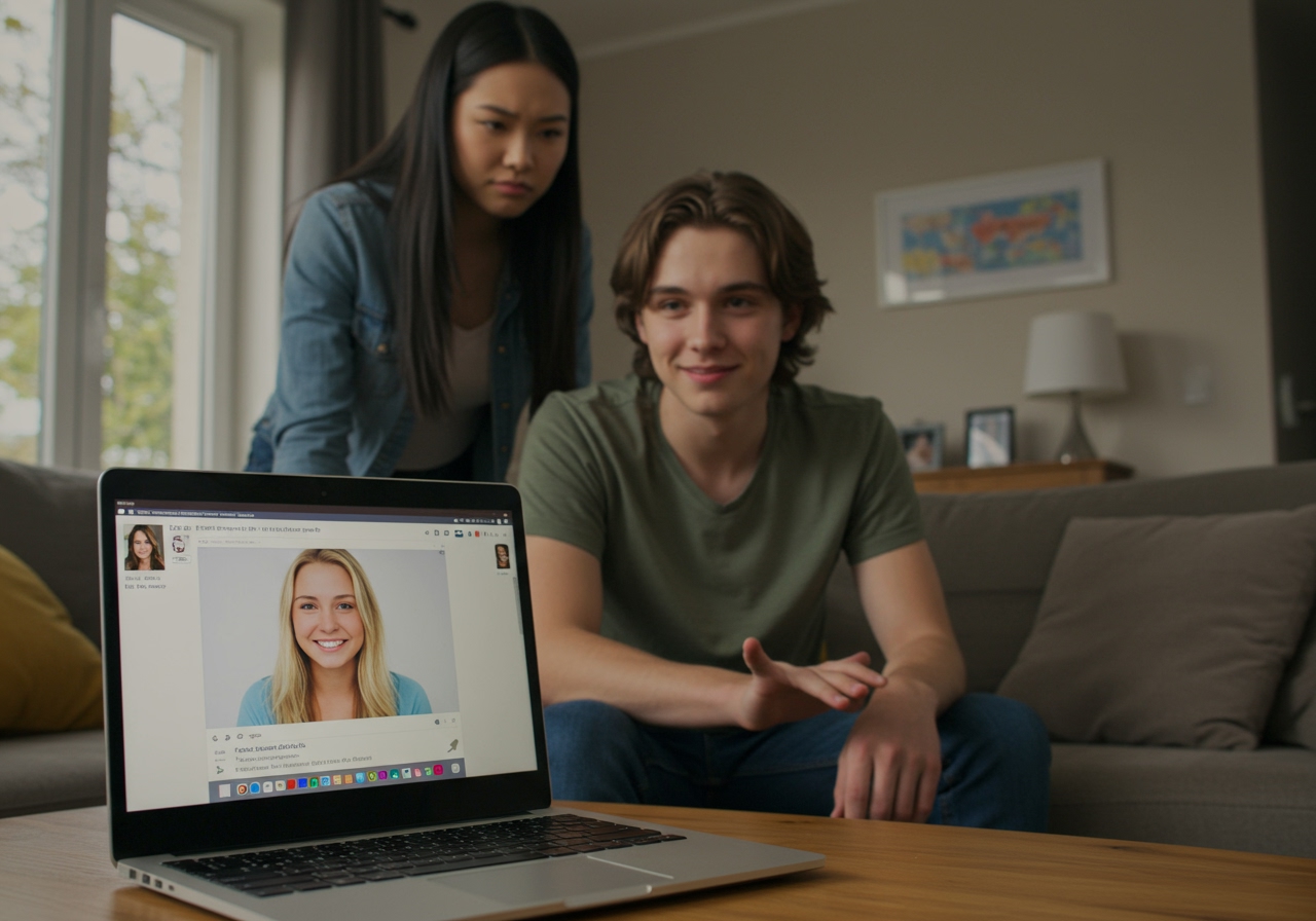 AITA? I liked a girls post on Facebook and my Girlfriend got mad