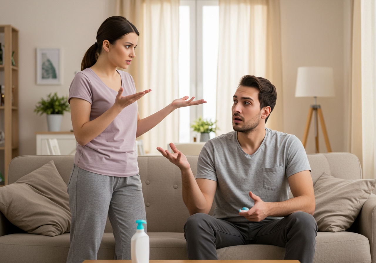 AITA For telling my husband it's disgusting he doesn't wipe after going to the bathroom?