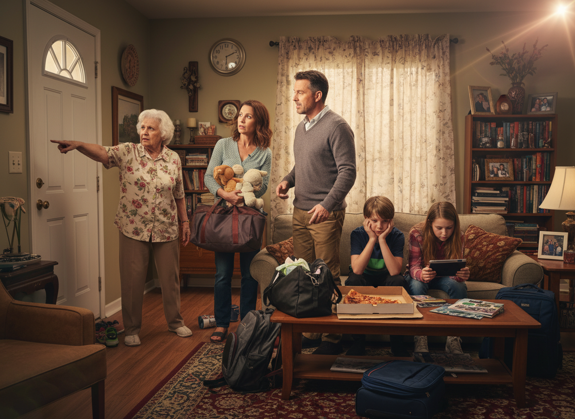 AITA for telling my son and his family to go home after they have been at my house for too long?