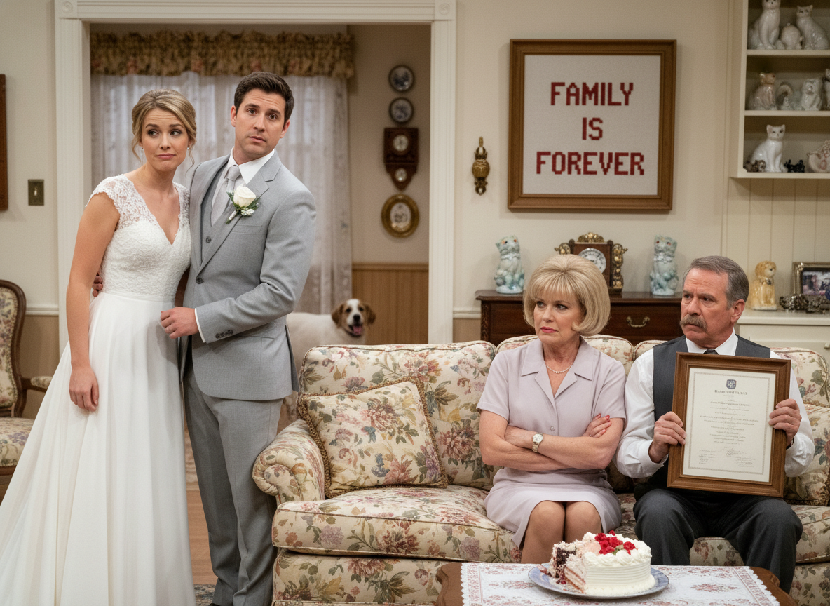 AITA for having a wedding and not disclosing we were already legally married?