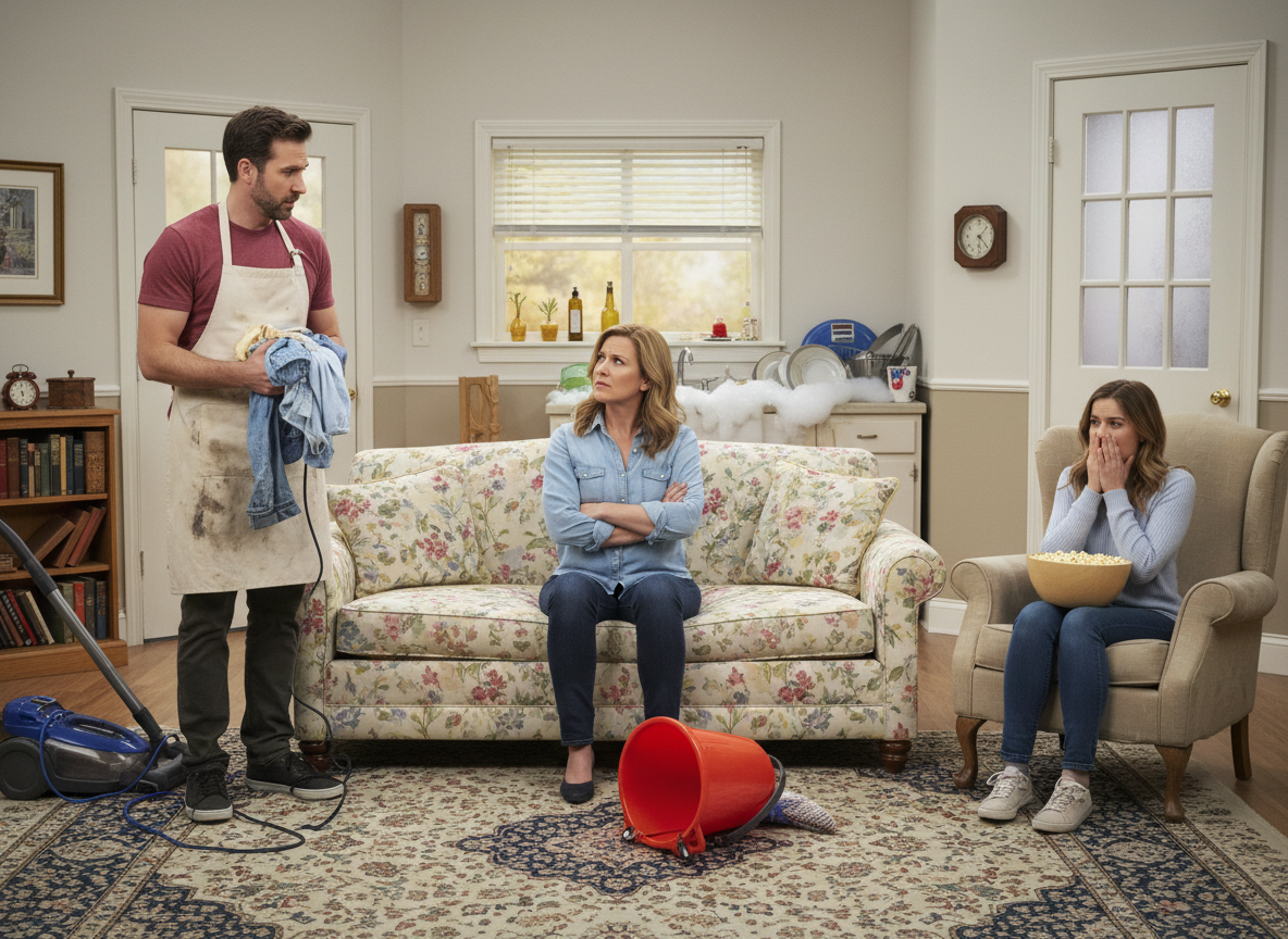 AITA for telling my husband I’m done with his “help” around the house?