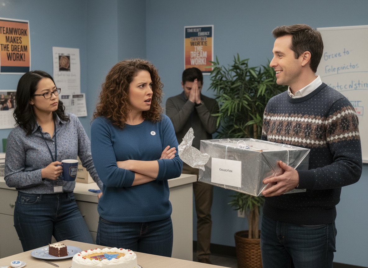 AITAH for refusing to chip in for a coworker's wedding gift after literally being uninvited?