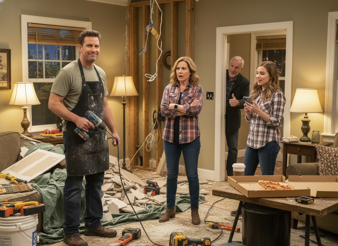 AITA for starting a house project without discussing it with my wife?