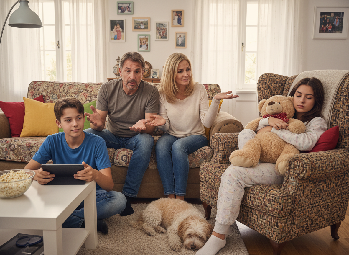 AITA for letting my daughter still sleep with a teddy bear?