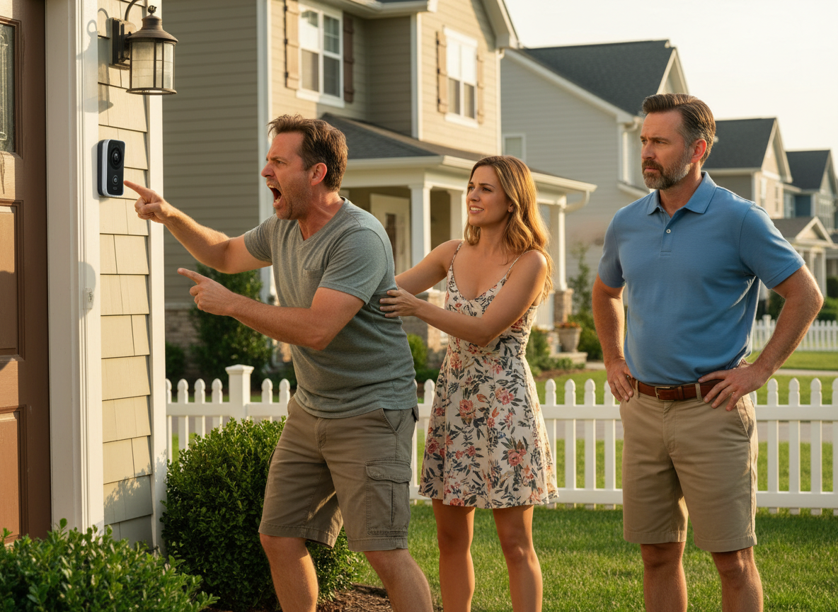 AITA For telling my neighbor to get F-ed when he told me to remove my doorbell camera?