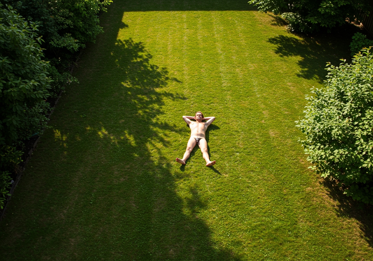 TIFU by sunbathing and relaxing in my backyard in the nude.