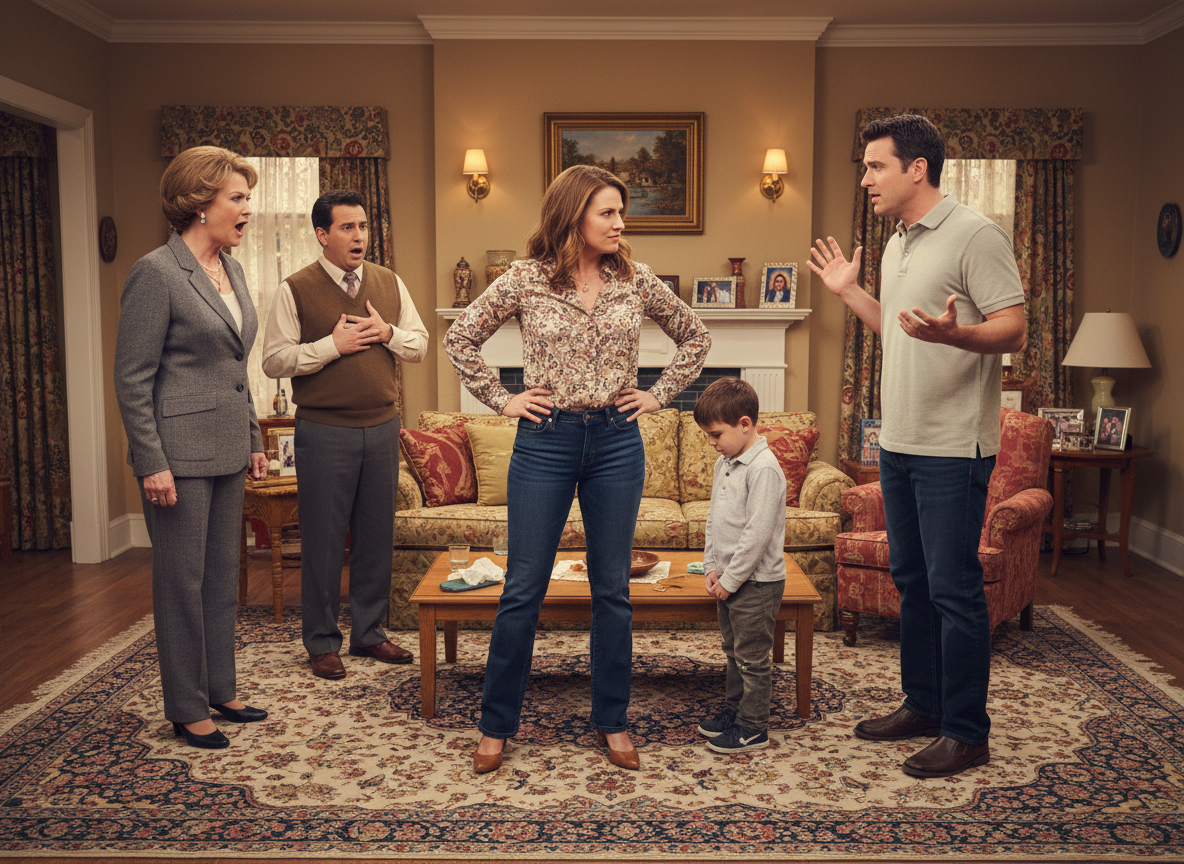 AITA? For saying "In your dreams" when my husband told me to apologize to his sister and her husband after they made my son wet himself?