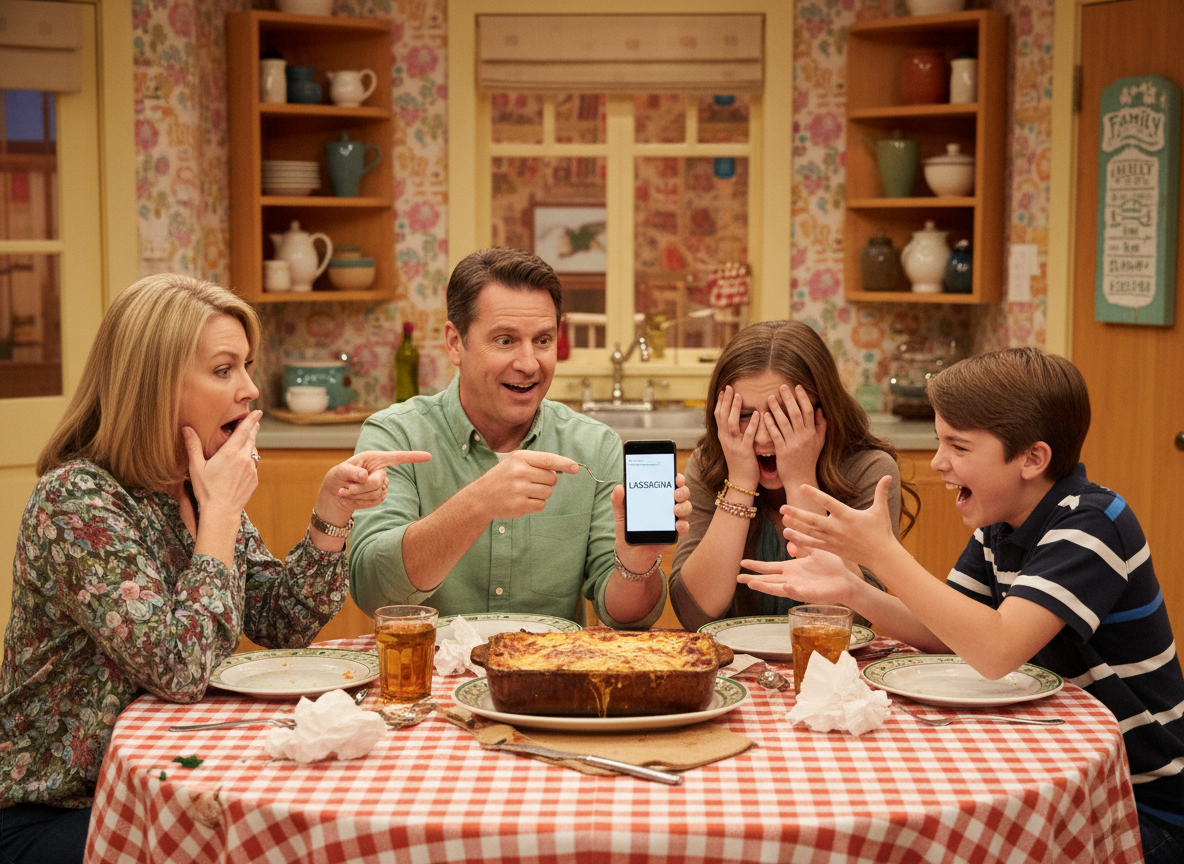 Petty Husband Weaponizes Spelling Mistake And Ruins
Family Dinner