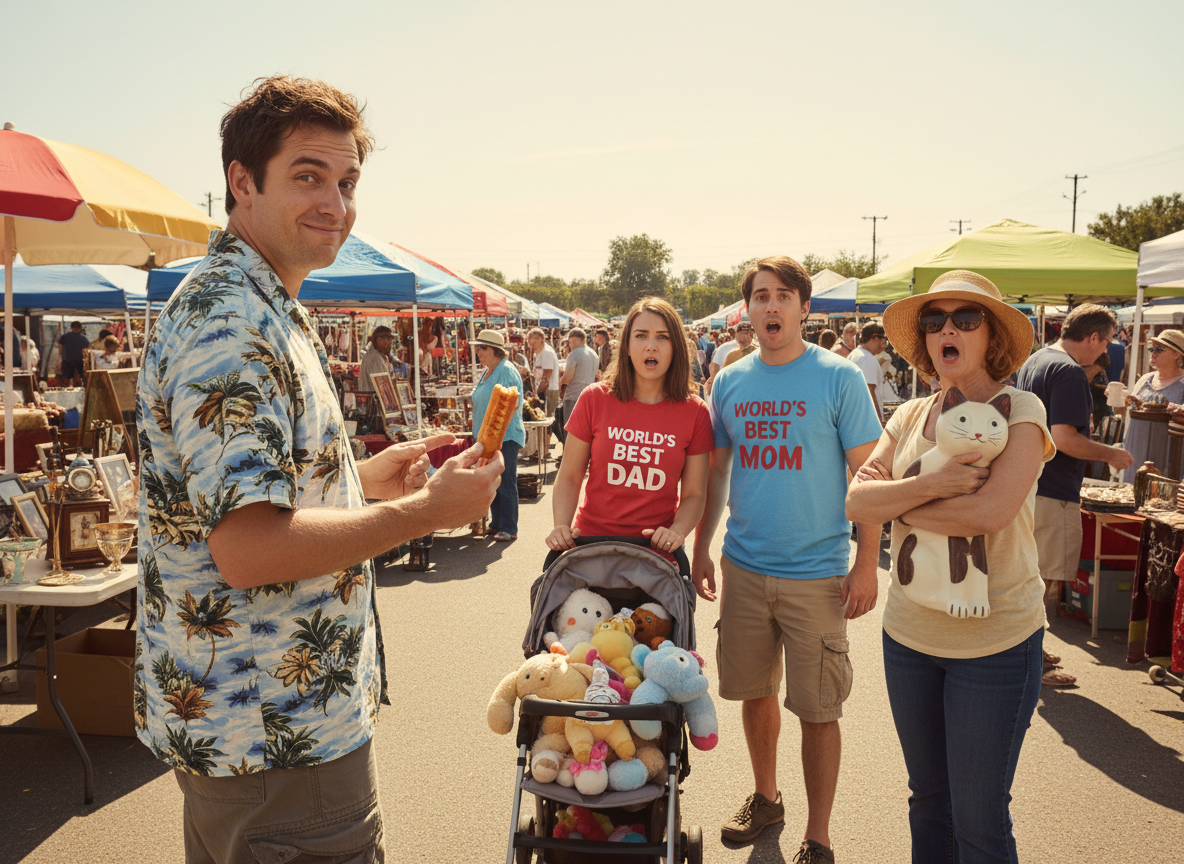 AITAH for leaving my wife at a flea market without telling her I was leaving?