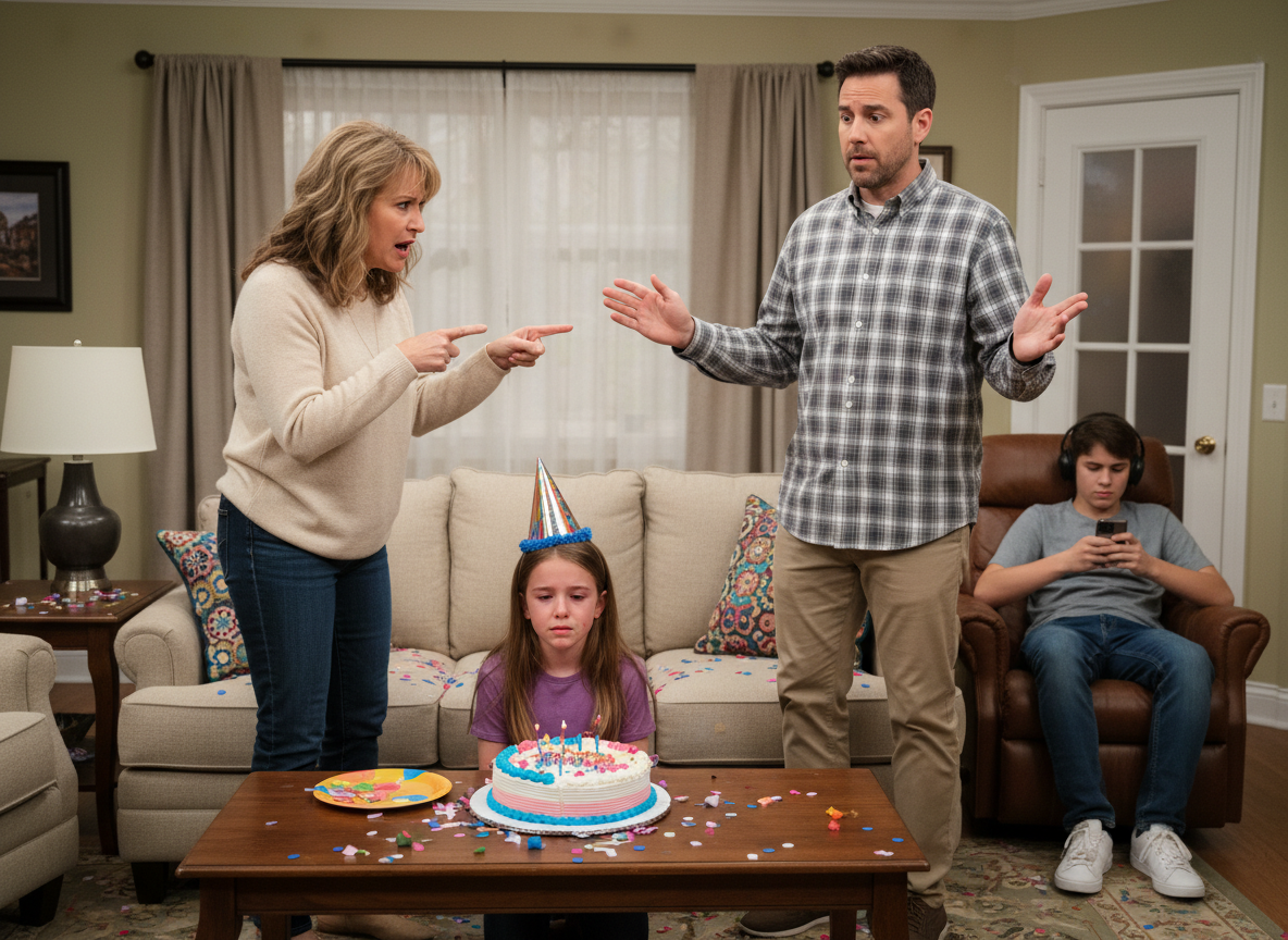 AITA for telling my daughter she was being a brat after she cried about blowing out her birthday candles?