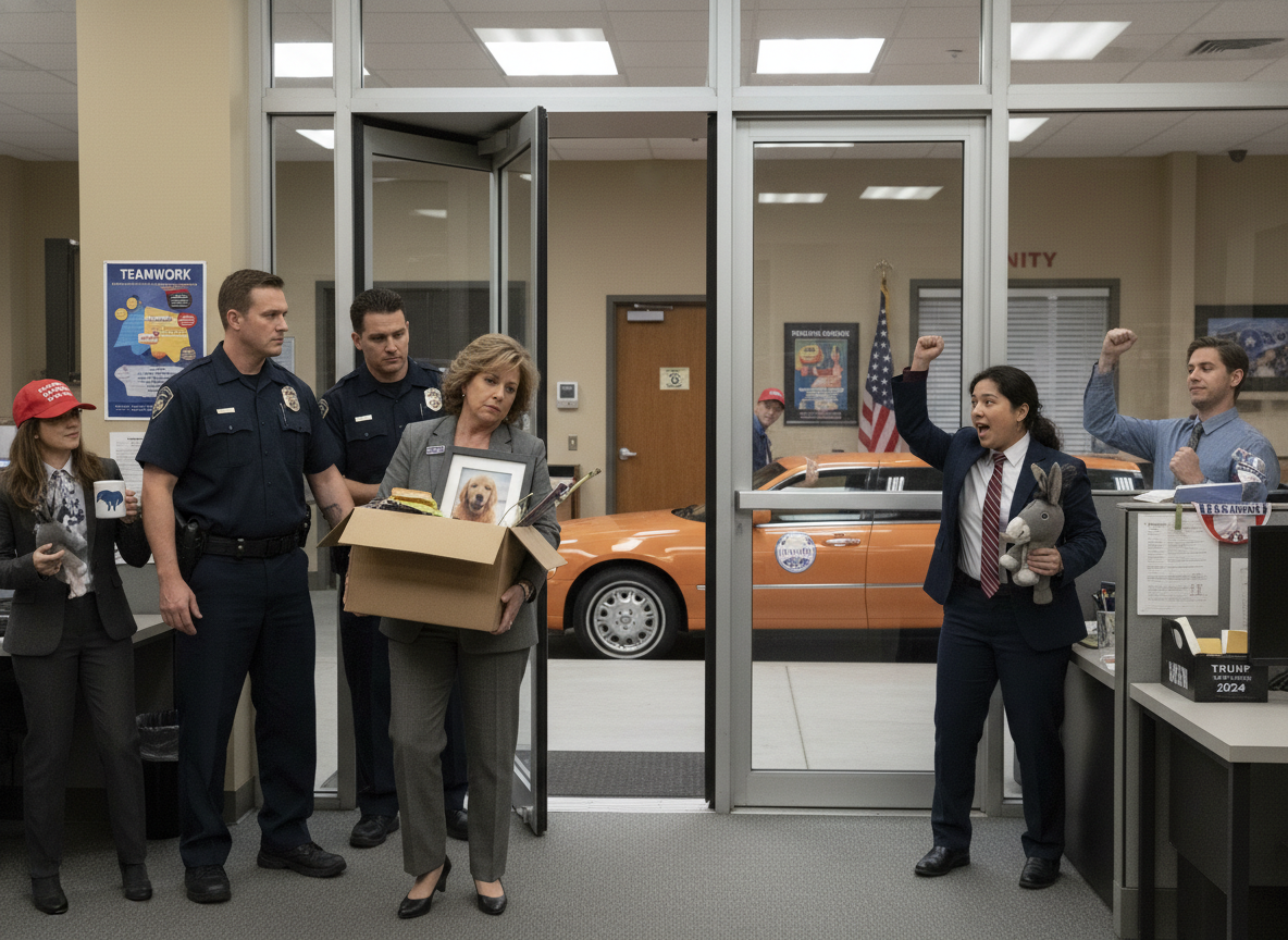 Fired Fed. I am considering cutting off every Orange Man supporter.