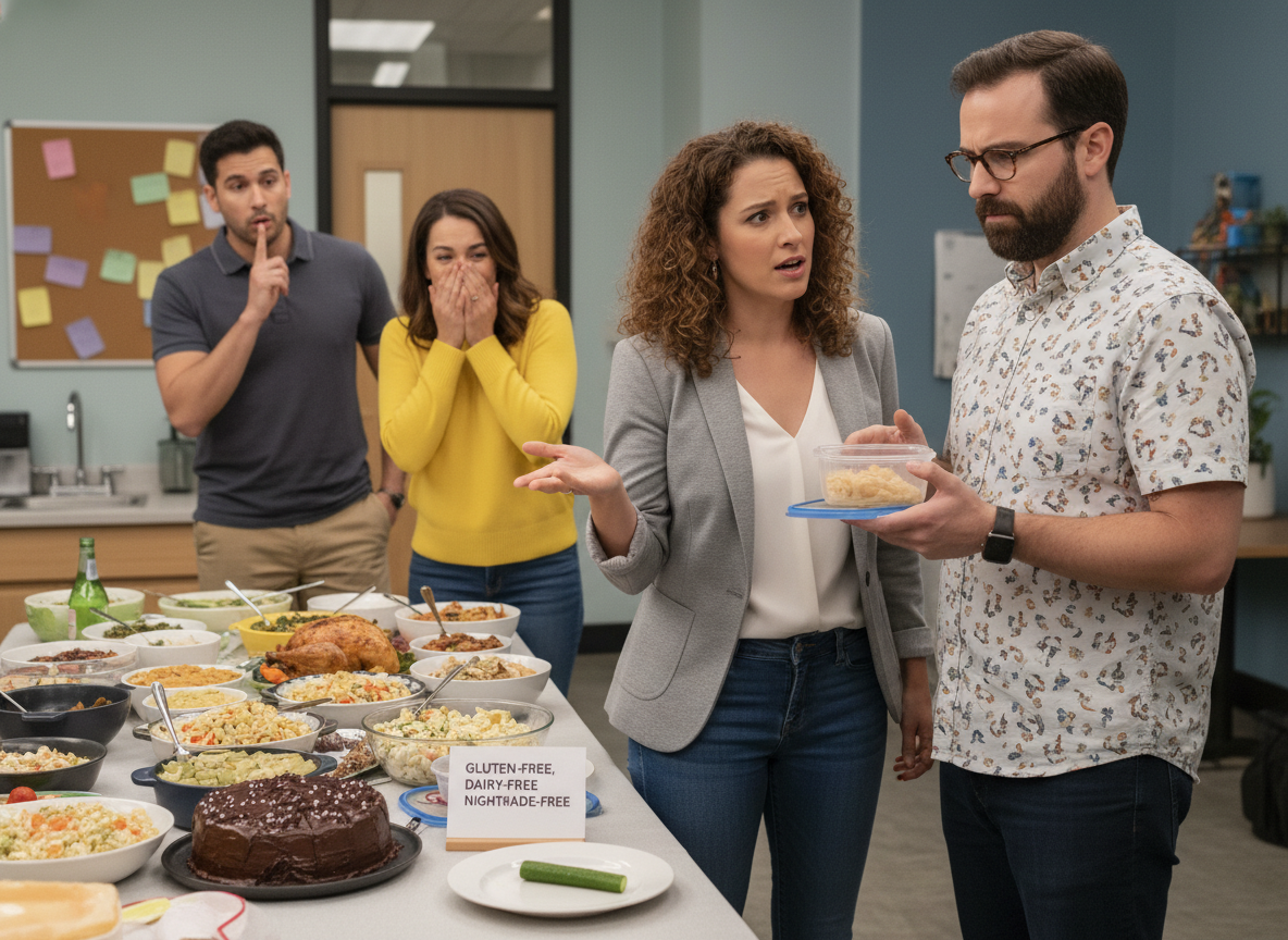 AITA for telling my coworker their "special diet" is just an excuse to avoid contributing at potlucks?