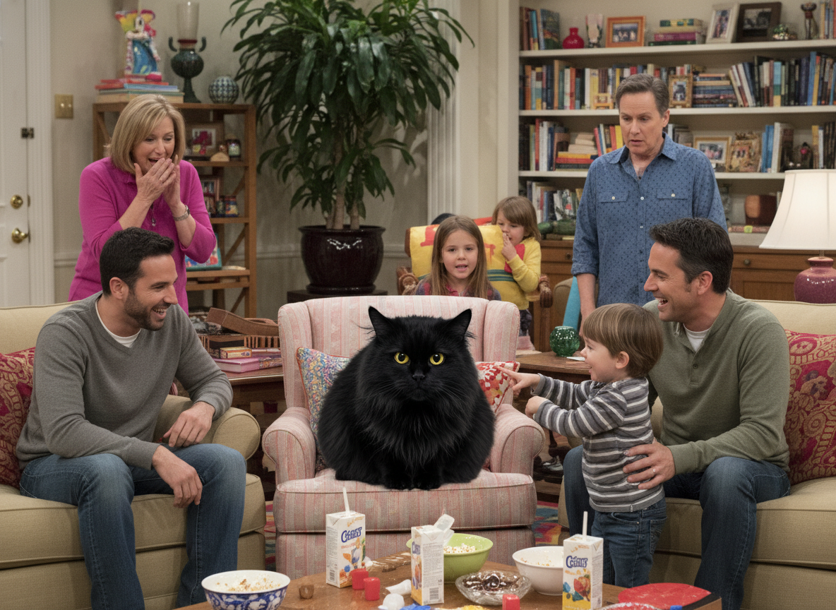 AITA for having a "scary" kitty around children?