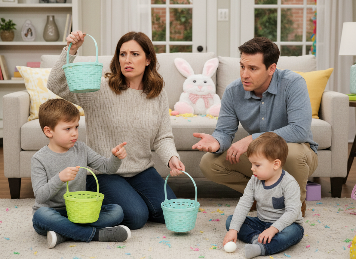 WIBTA if I said som**hing to my sons prek about him not getting a single egg at their egg hunt today?