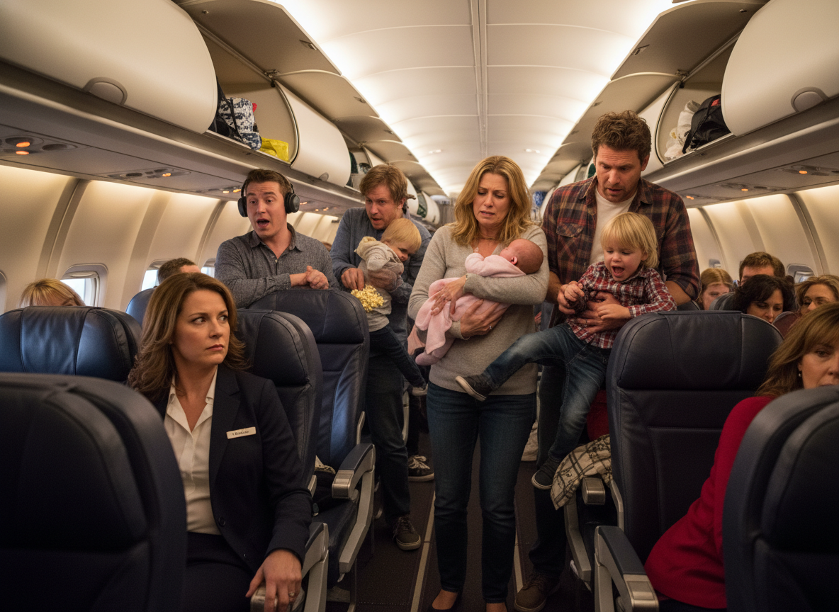 AITAH for refusing to give up my paid aisle seat so a mother could sit with her husband, even after a flight attendant asked me to move?