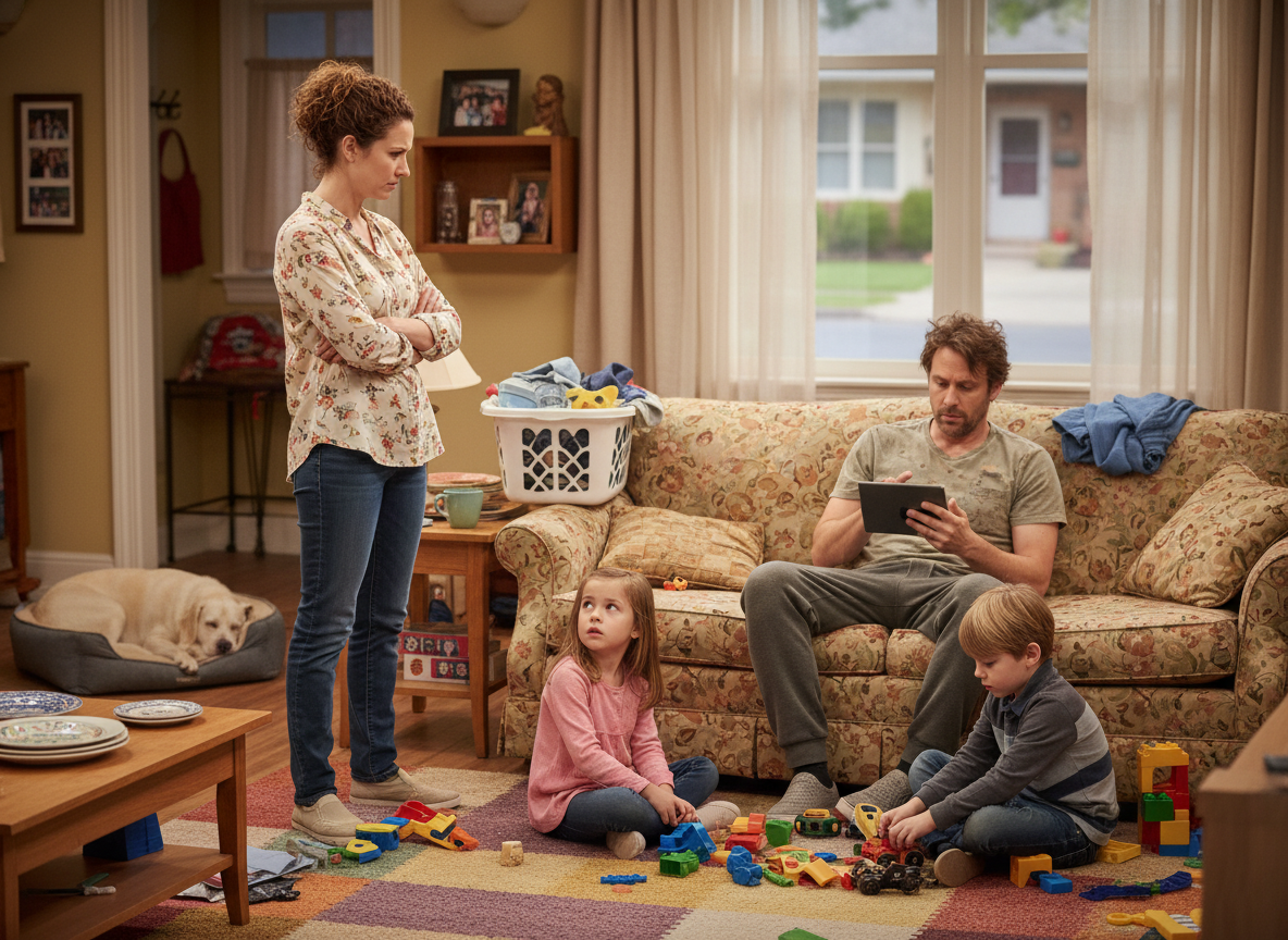 AITA for telling my husband to just be a father?