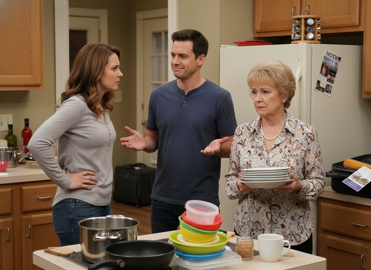 AITA for telling my MIL if she keeps rearranging my Kitchen she can get a hotel room?