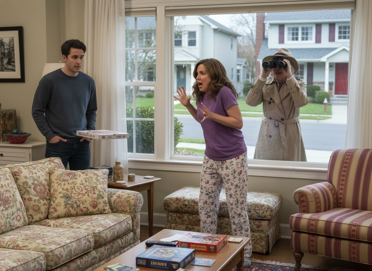 AITA for yelling at a lady who was looking into my windows to stalk her son?