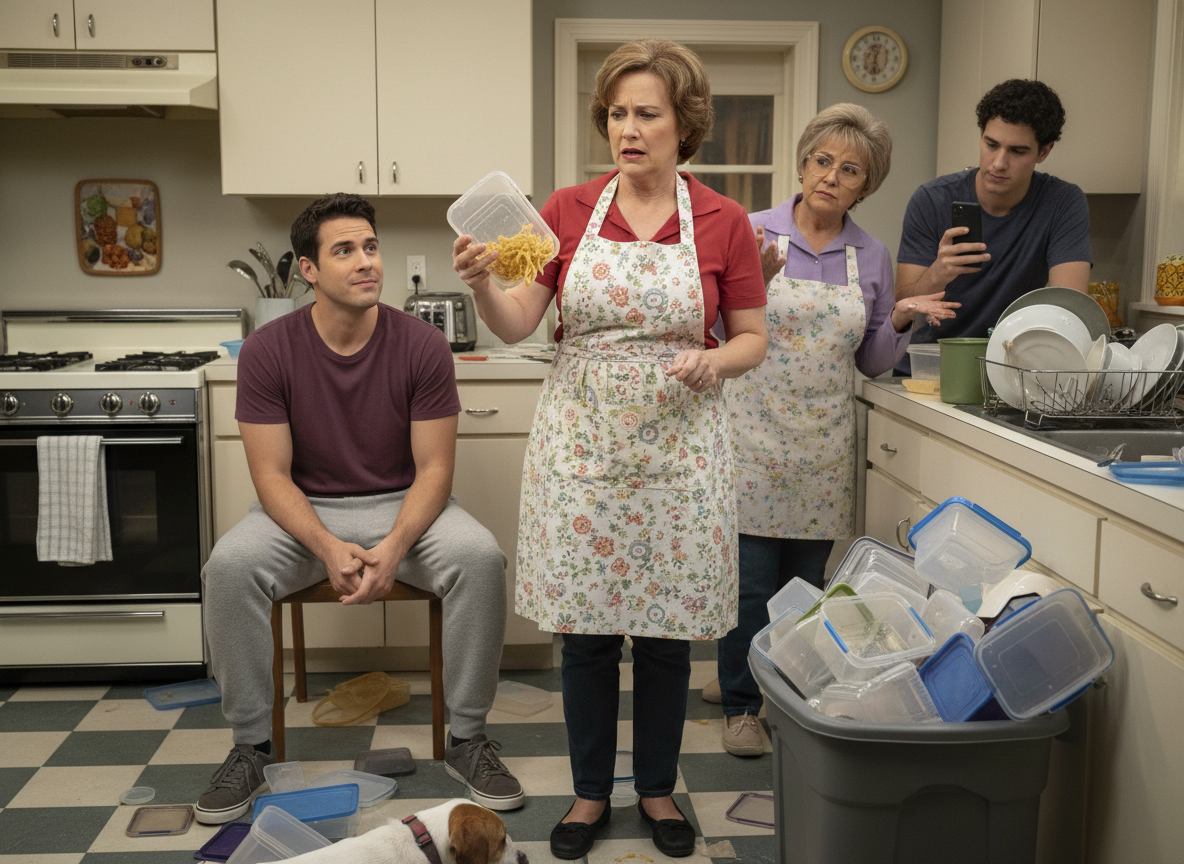 AITA for throwing away containers?