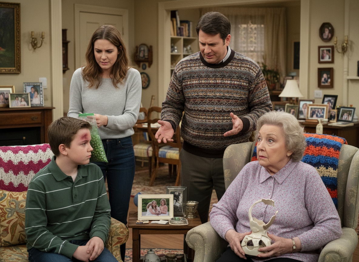 AITA for lying to my husband's grandmother about the severity of an injury she caused to my son?