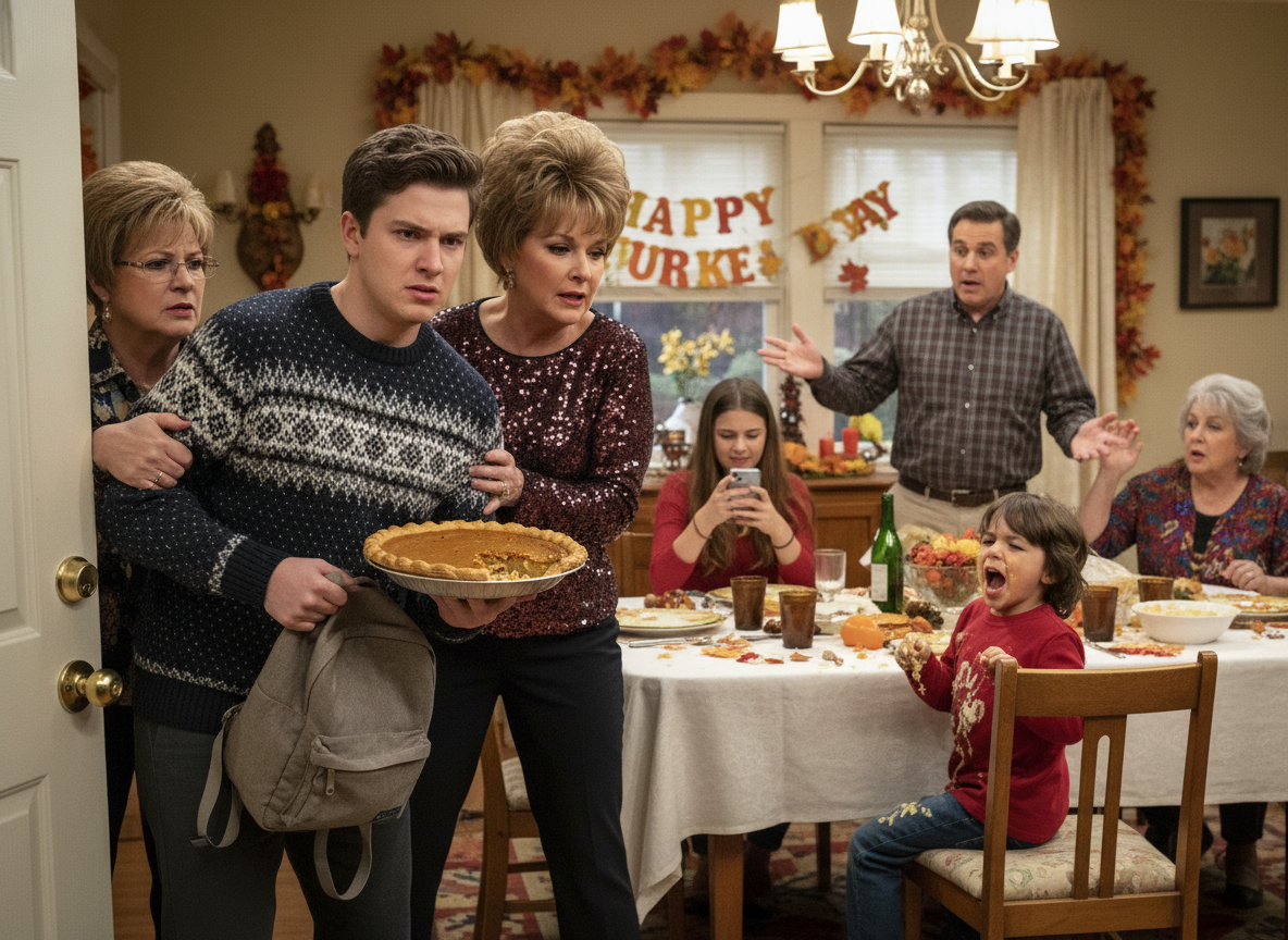 AITA for leaving in the middle of Thanksgiving dinner because of pumpkin pie? 