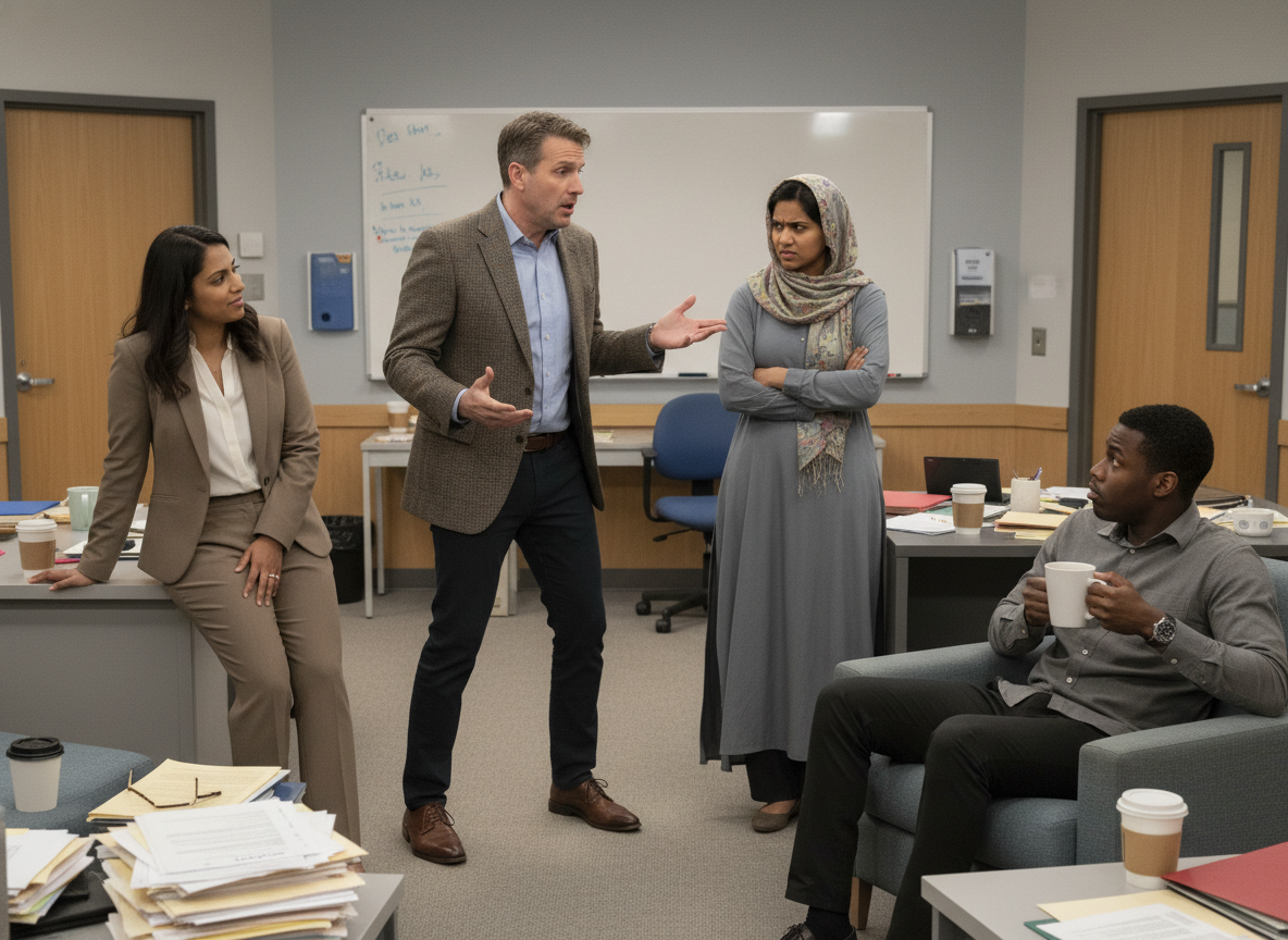 AITA for deferring an issue with a female Muslim student to a female colleague?