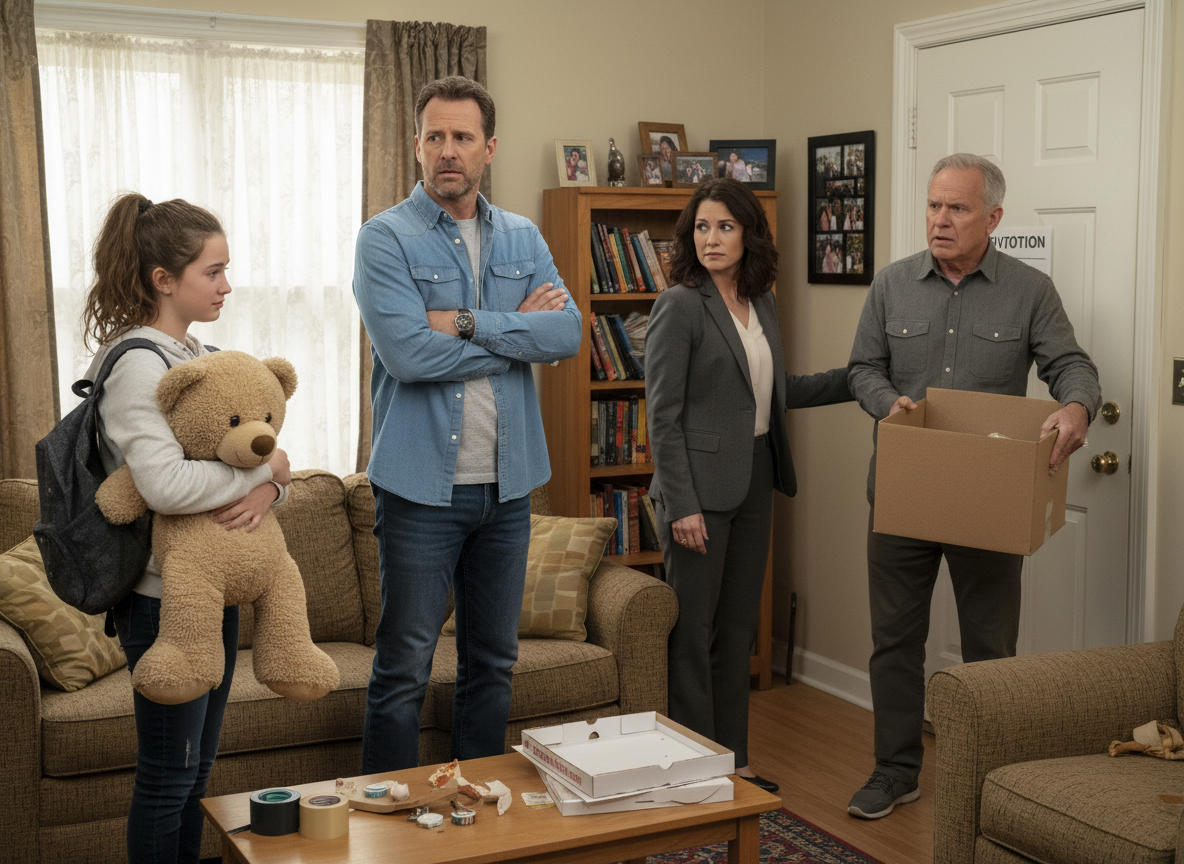 AITA for evicting him and his 13yo daughter?