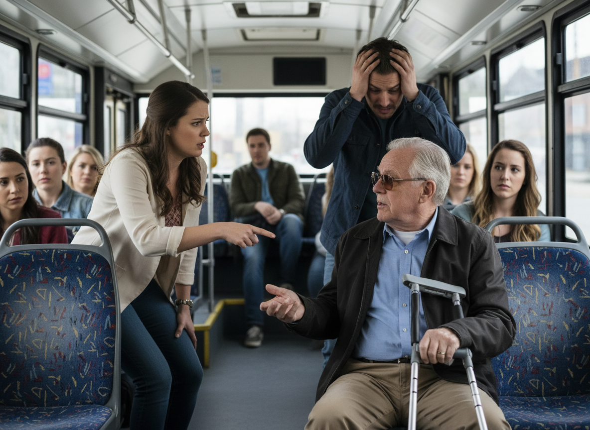 AITA for asking a disabled person for their seat on the bus?