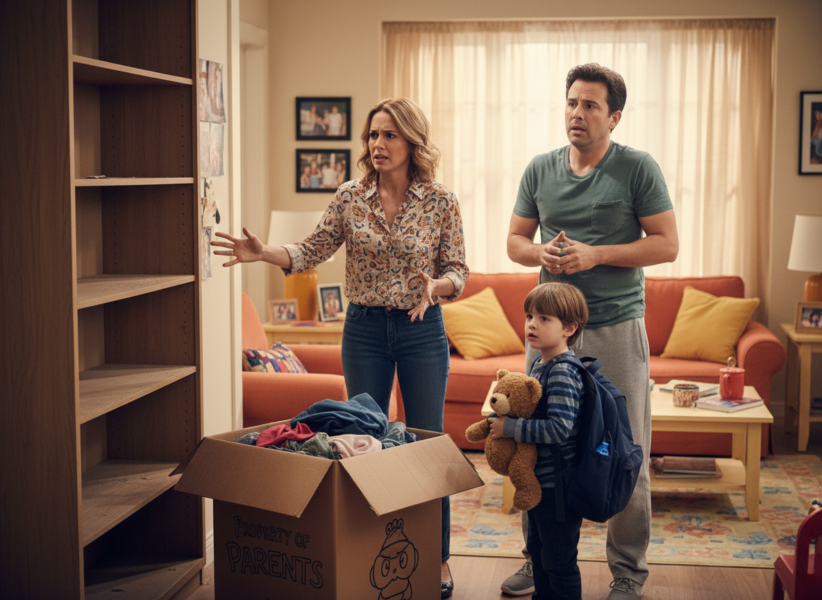 AITA for moving all my daughter’s belongings to my parents house and leaving nothing for my husband’s affair kid?