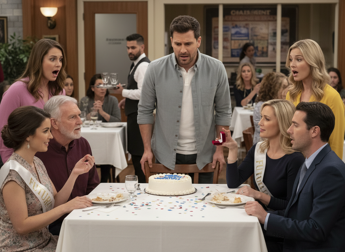 AITA for Leaving My Own Birthday Dinner Because My Girlfriend Turned It Into a Proposal for Herself?