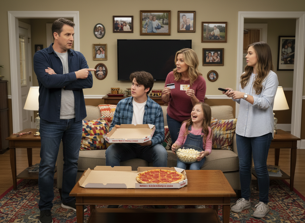 AITA For making my son pay for a new pizza when he didn't save any for the rest of the family?