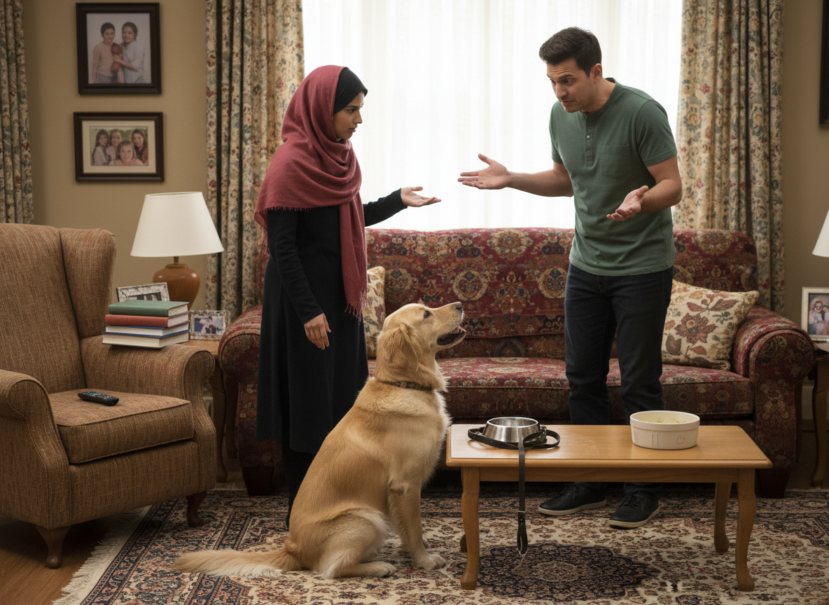 My Muslim girlfriend wants me to get rid of me dog