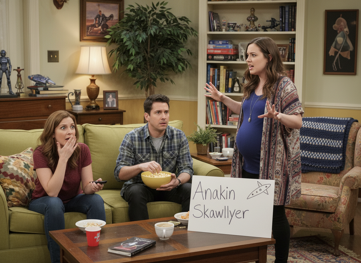 AITA for calling my sister an i**ot when she said she wants to name her baby “Anakin Skywalker”