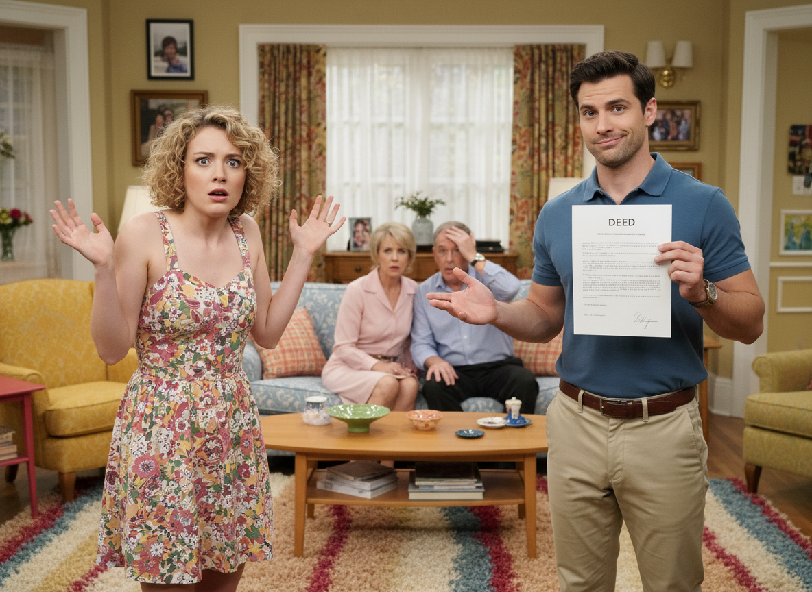 AITA for wanting to divorce my husband after demanding to be on the deed of the house my parents bought only 5 months ago?