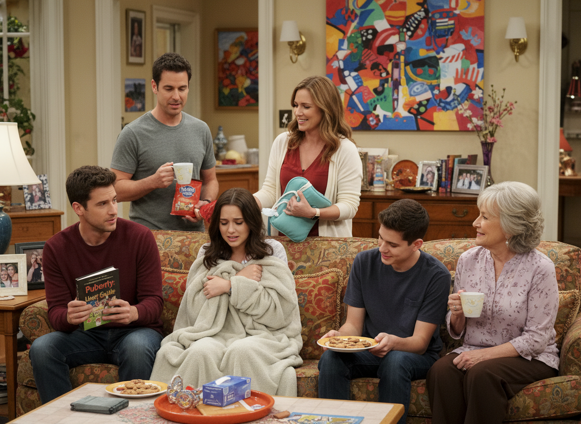 AITAH for stepping up when my little sister got her period.