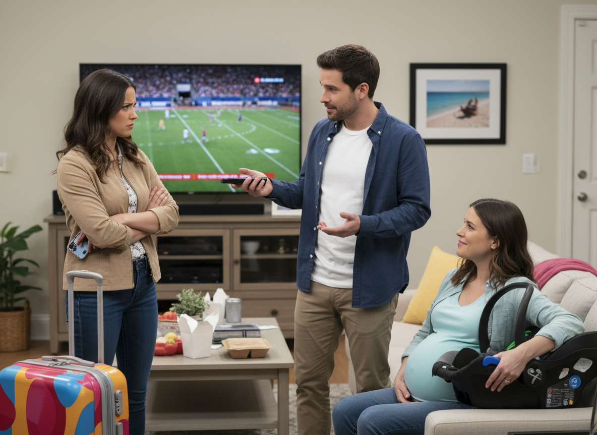 AITA for being upset that my boyfriend wouldn’t pick me up from the airport and chose to help his friend’s wife instead?